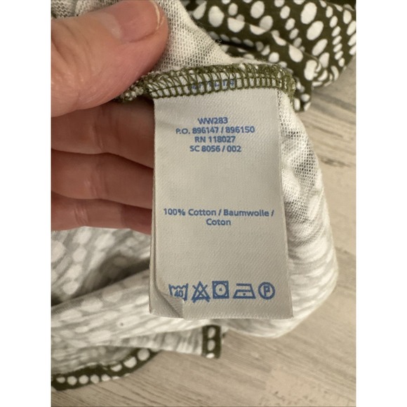 Boden Women's Midi Dress L/XL Green 100% Cotton A-Line - Picture 7 of 10